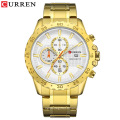 CURREN 8334 Quartz Men Watches Top Brand Luxury Casual Stainless Steel Watch Date Fashion Business Male Wristwatches Clock Male